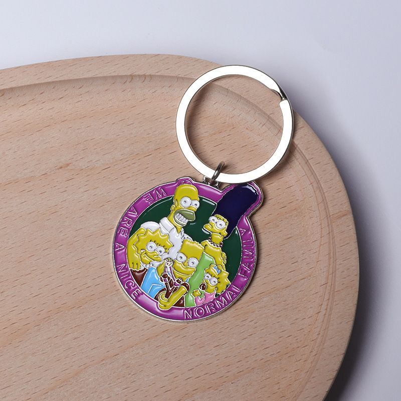 Carabiner Keychain - The Simpsons Anime Keychain Cute Character