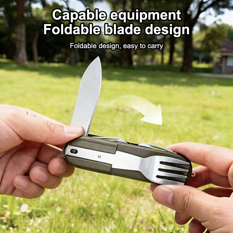 Pocket Knife Ceramic - New Stainless Steel 7 In 1