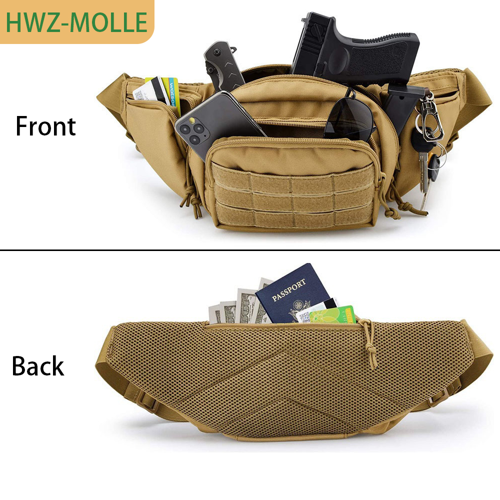 Tactical Molle Fanny Pack Wais – обзор и цена Edc Concealed Carry Fanny Pack