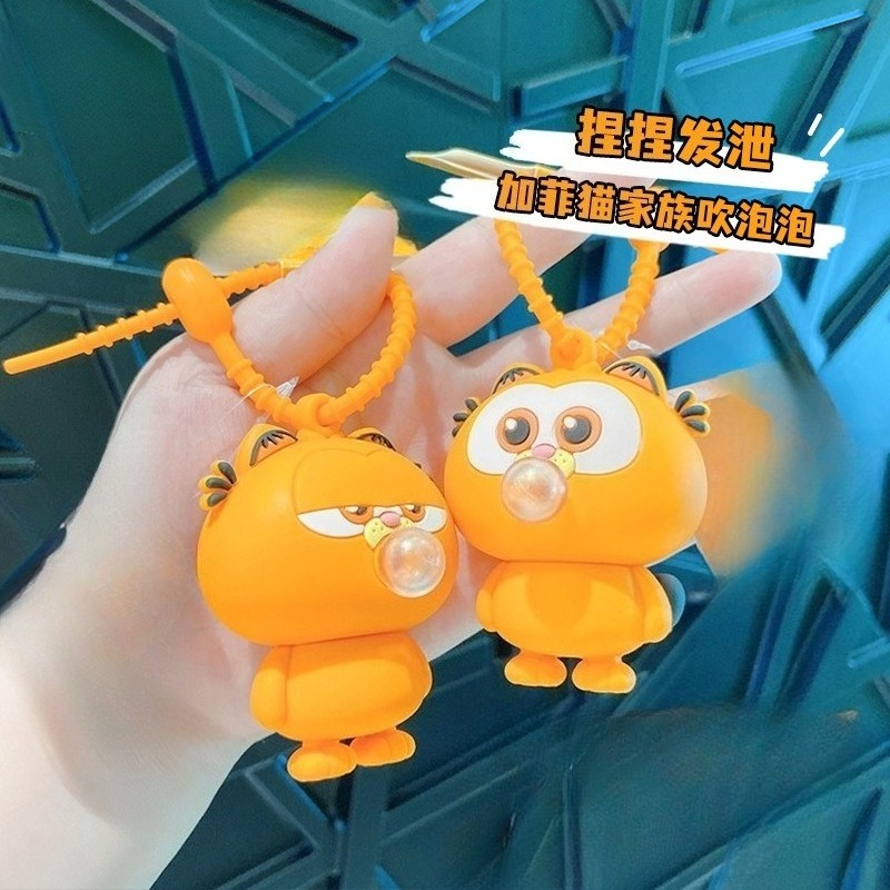 New Garfield doll car keychain – обзор и цена Carabiner Keychain
