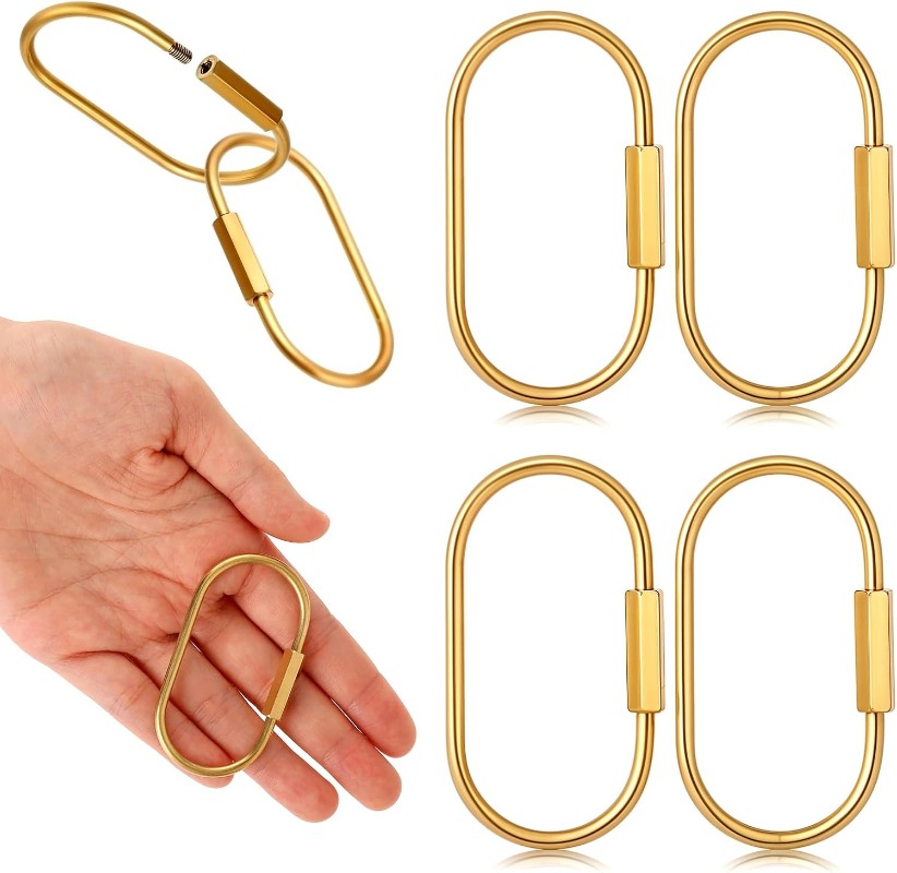 Solid Brass Screw Keychain D-S – обзор и цена Edc Car Carry