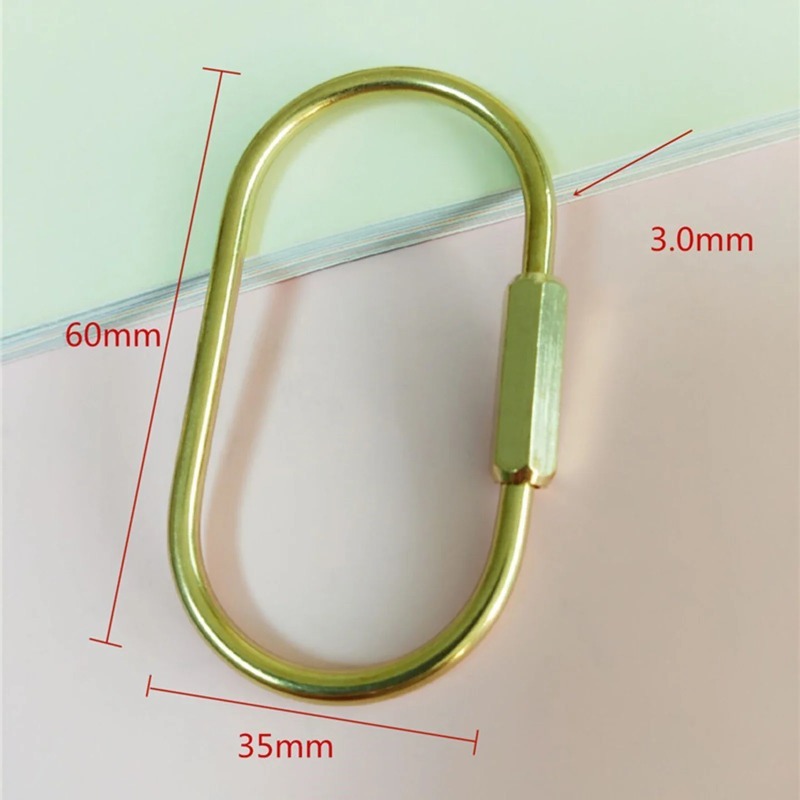 Solid Brass Screw Keychain D-S – обзор и цена Edc Car Carry