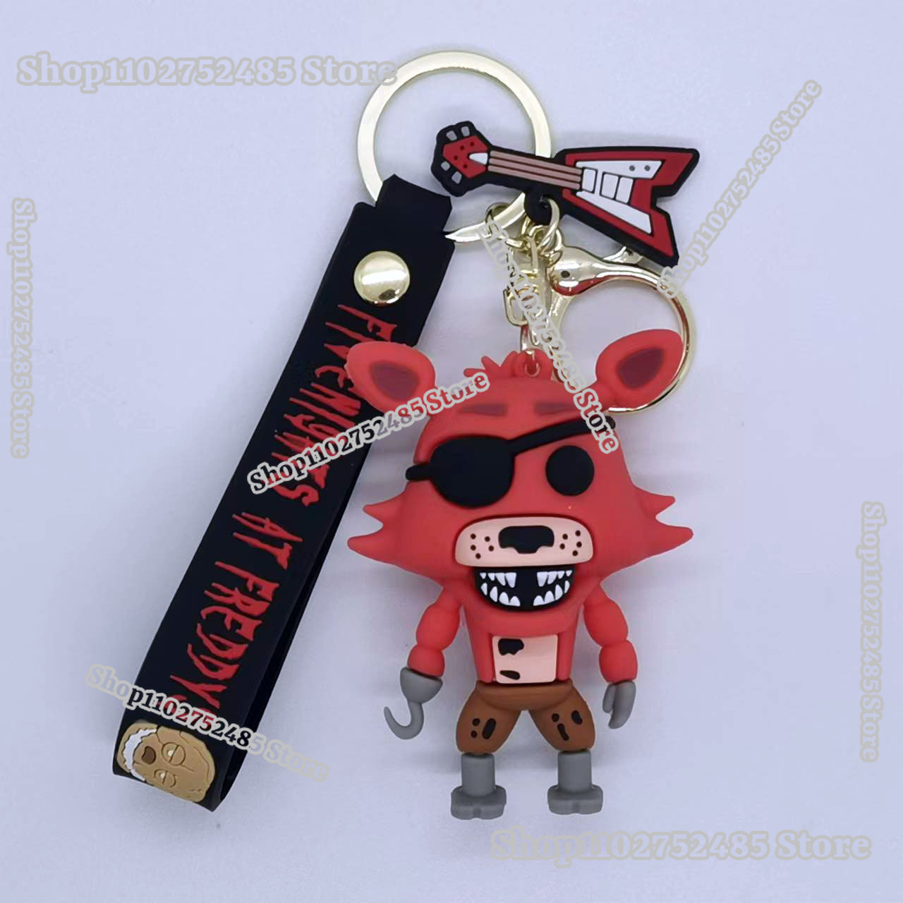 5pcs Cartoon Anime FNAF Figure – обзор и цена Carabiner Keychain