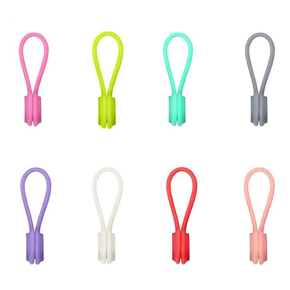 8Pcs Magnetic Earphone Keepers – обзор и цена Cable Winder Keychain