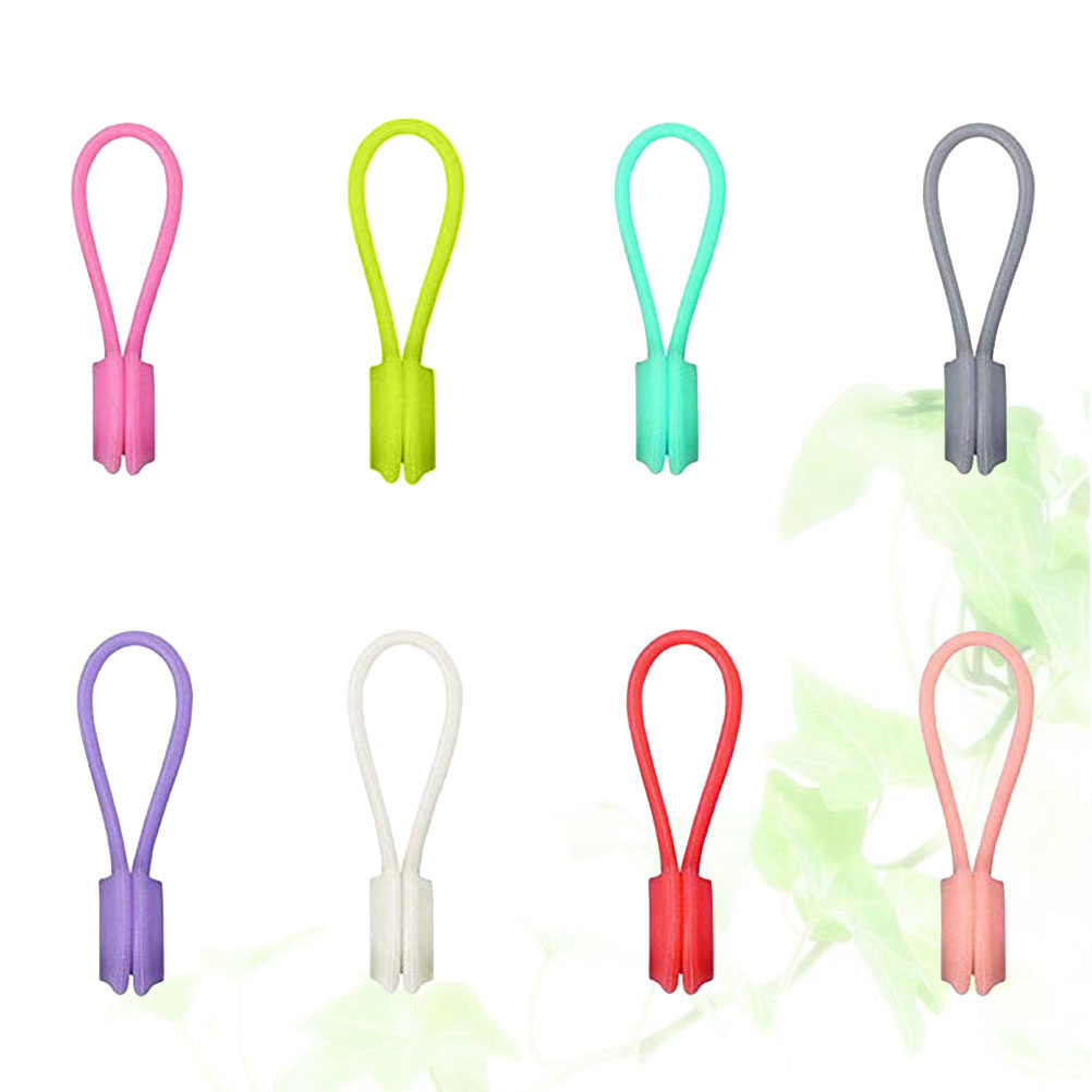 8Pcs Magnetic Earphone Keepers – обзор и цена Cable Winder Keychain