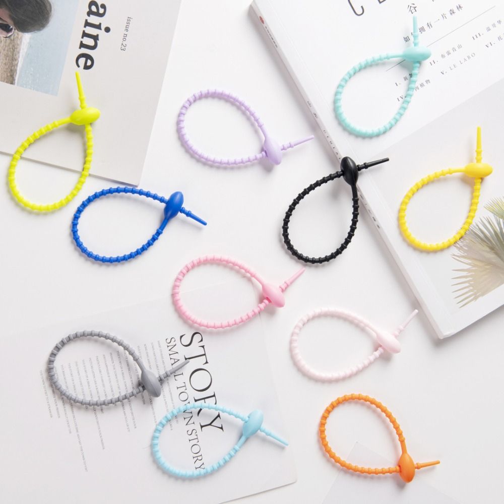 10Pcs/Set Tadpole Shaped Cable – обзор и цена Cable Winder Keychain