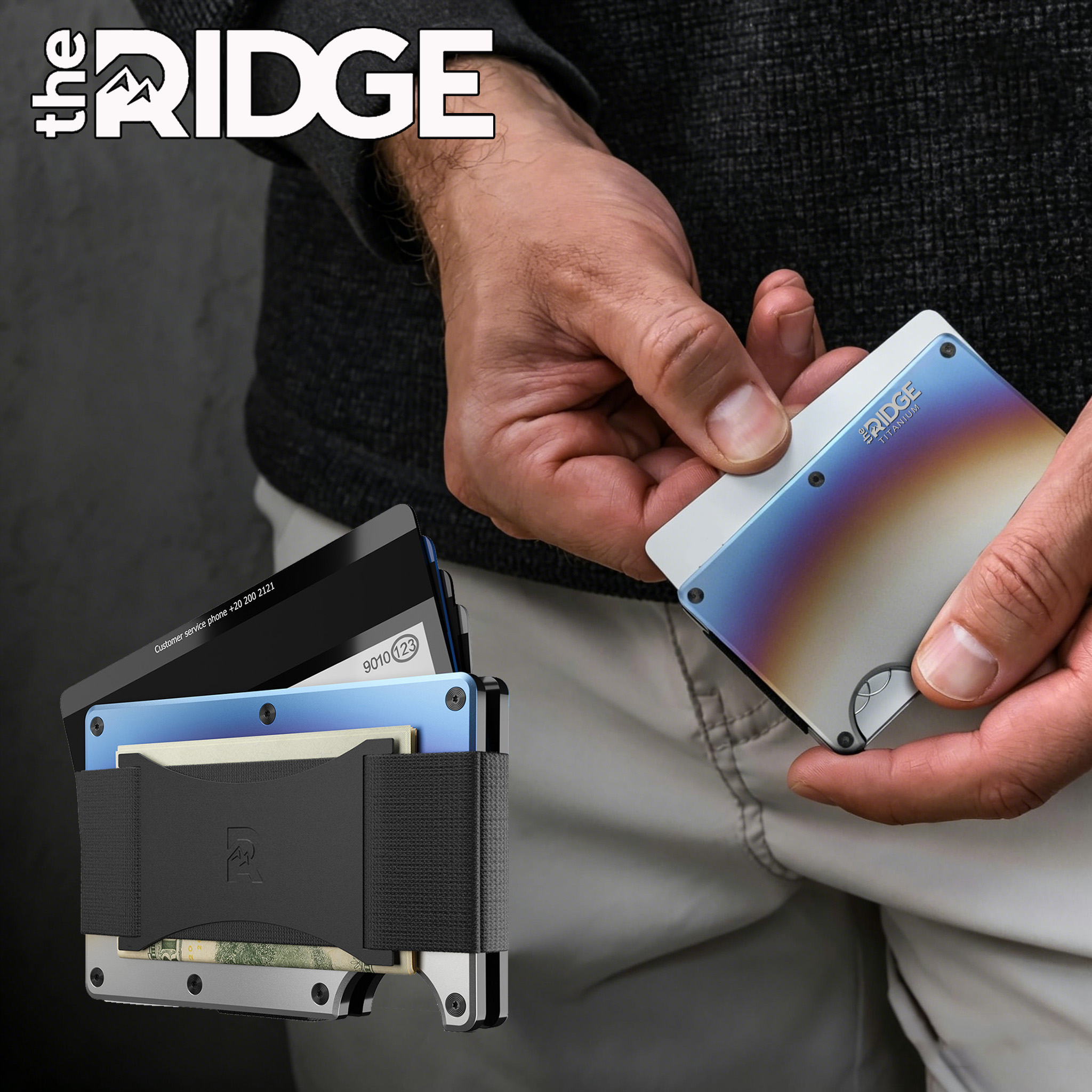 The Ridge Wallet for Men, RFID – обзор и цена Wallet Slim Titanium