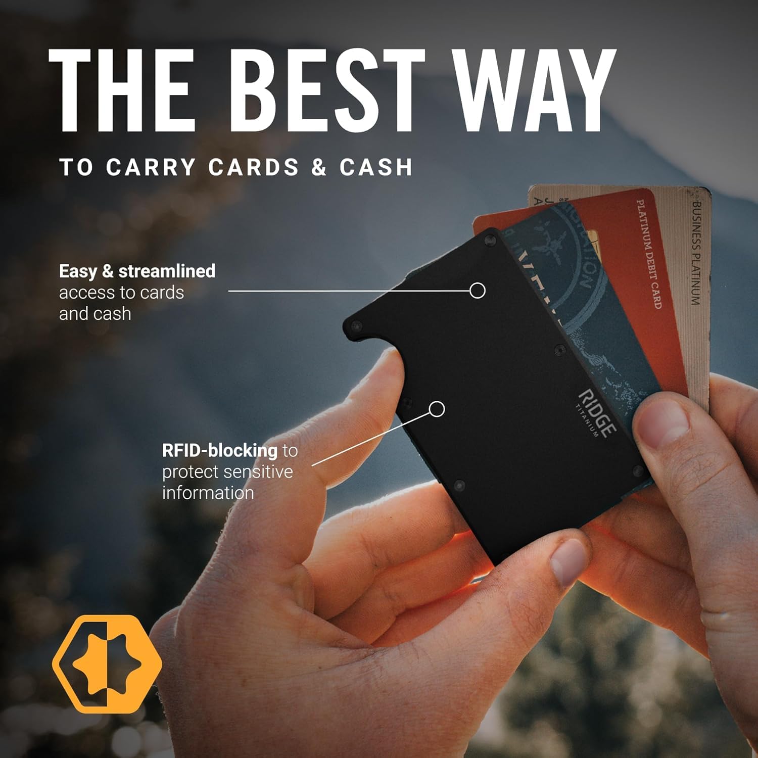 The Ridge Wallet for Men, RFID – обзор и цена Wallet Slim Titanium