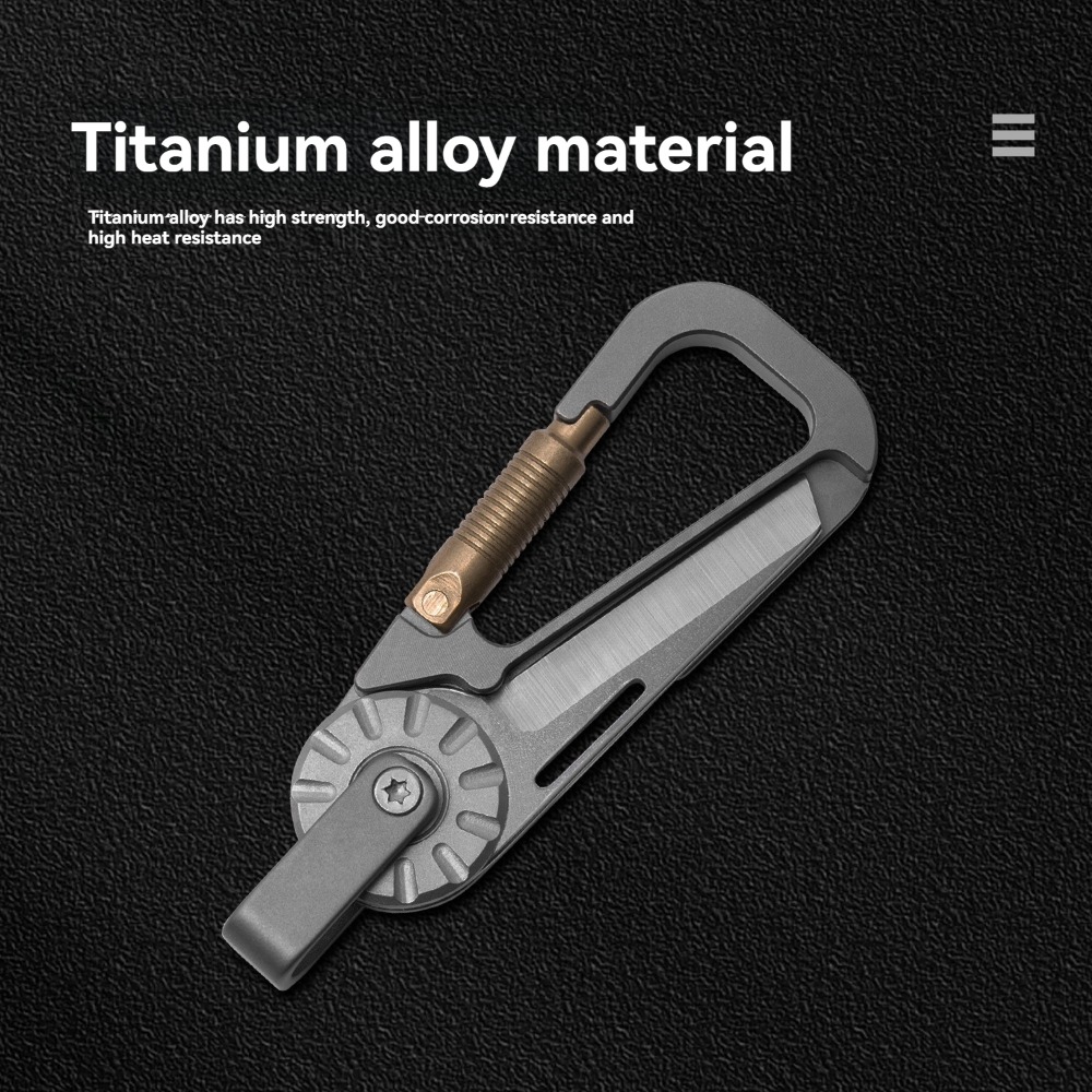 New Mini Titanium Alloy Keycha – обзор и цена Edc Car Carry