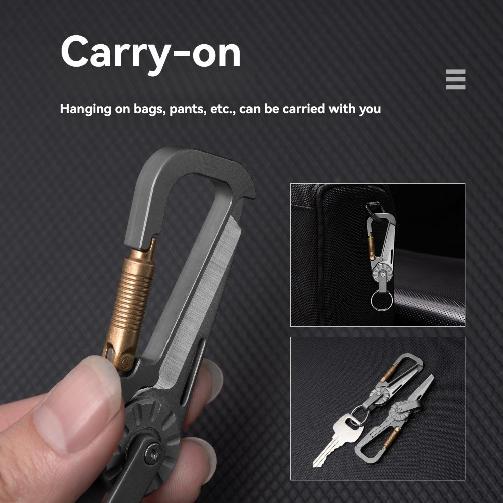 New Mini Titanium Alloy Keycha – обзор и цена Edc Car Carry