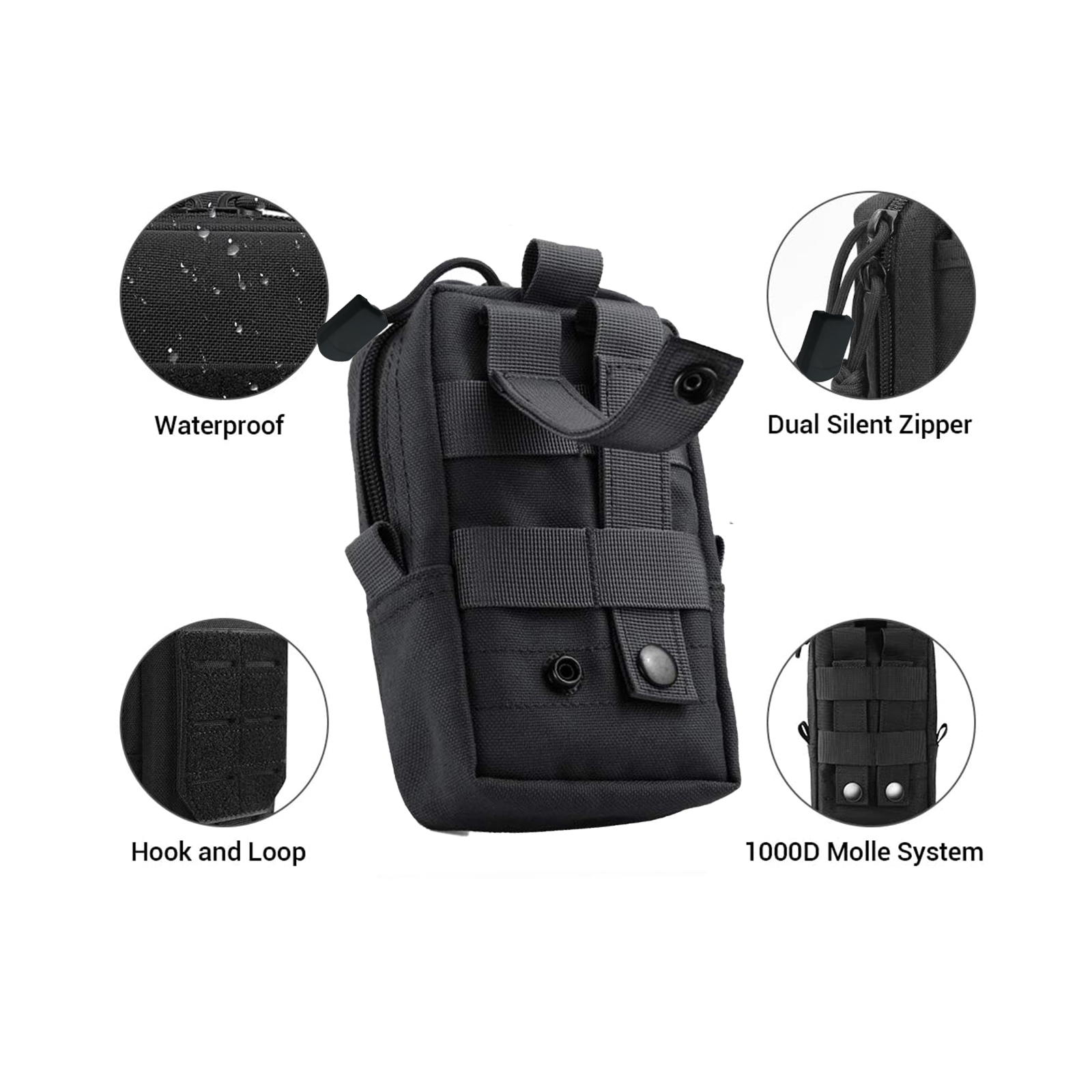 Tactical Molle Pouch Waist Bag – обзор и цена Edc Carry Box