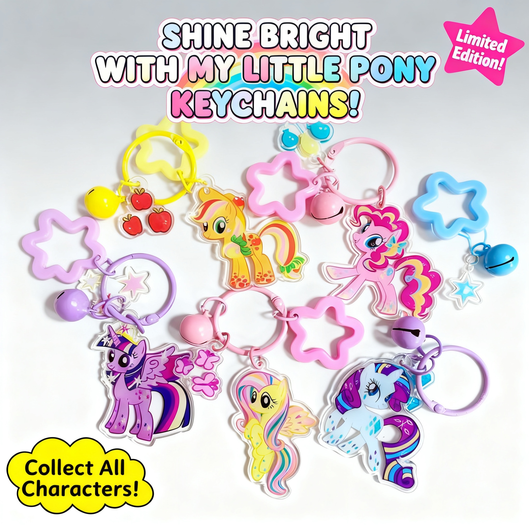 Anime Kawaii Unicorn Keychain  – обзор и цена Carabiner Keychain