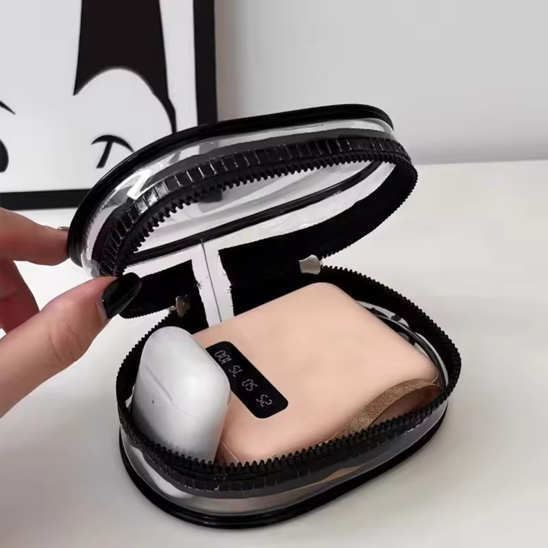 Portable Mini Clear Zipper Sto – обзор и цена Cable Winder Keychain