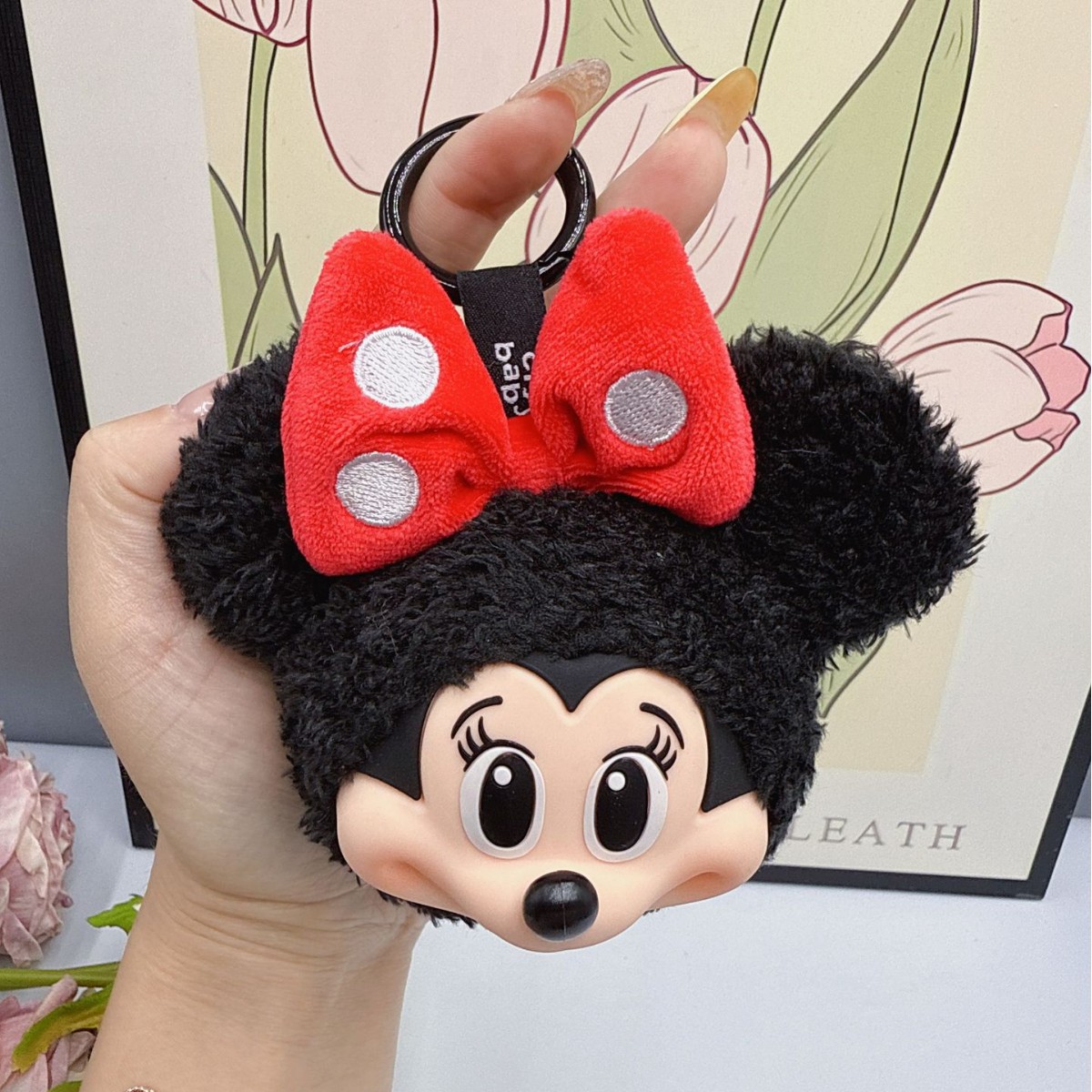 Mickey Minnie Plush Doll Keych – обзор и цена Carabiner Keychain