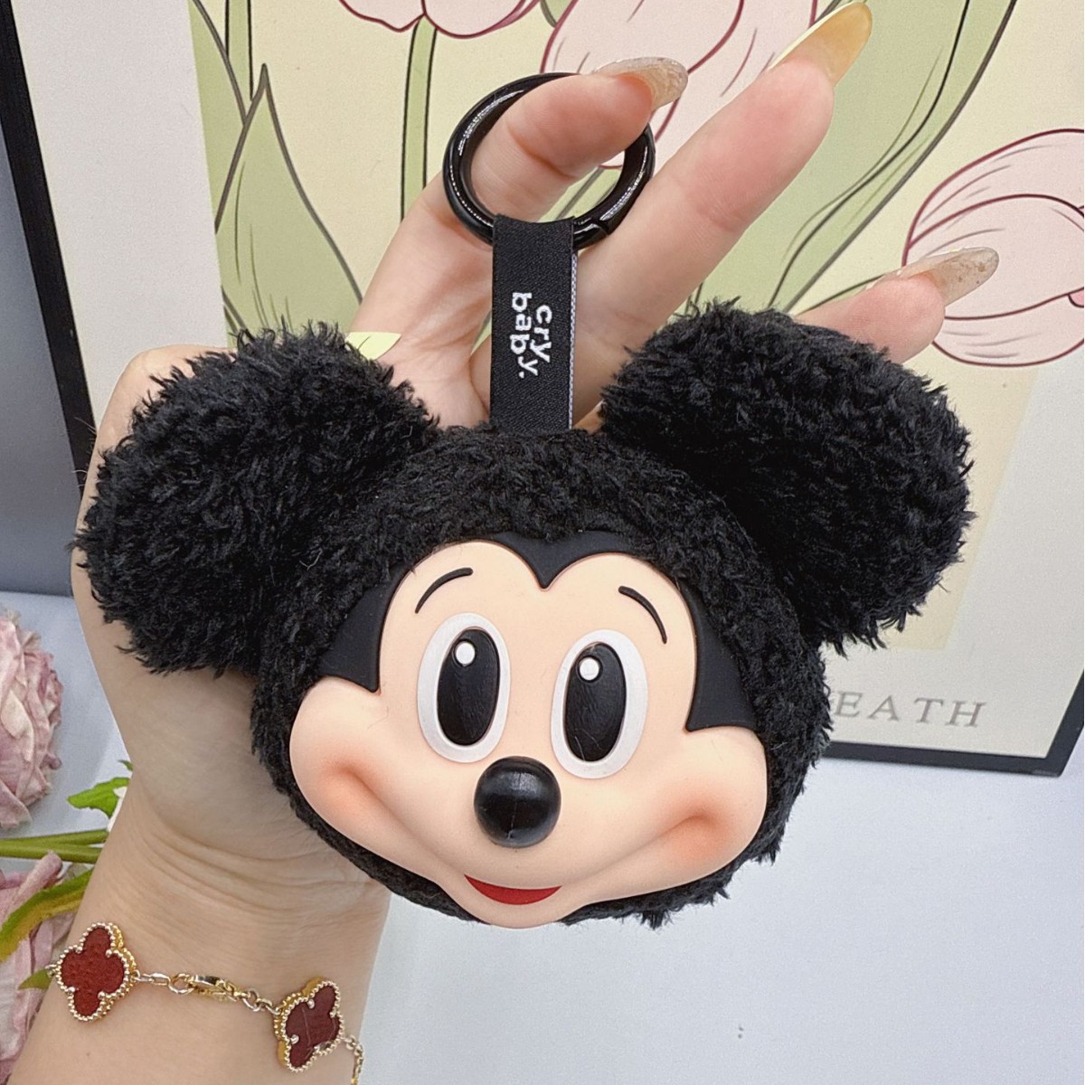Mickey Minnie Plush Doll Keych – обзор и цена Carabiner Keychain