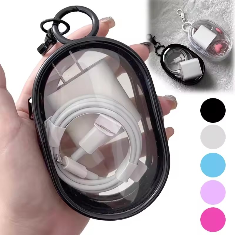 Multifunctional Clear Data Cab – обзор и цена Cable Winder Keychain