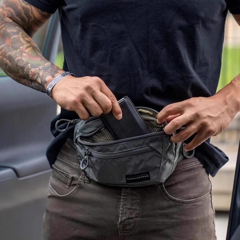 Mens Belt Bag with Adjustable  – обзор и цена Edc Concealed Carry Fanny Pack