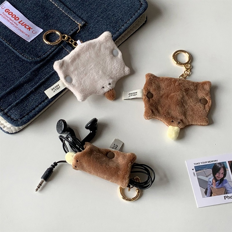 Plush Platypus Earphone Cord W – обзор и цена Cable Winder Keychain