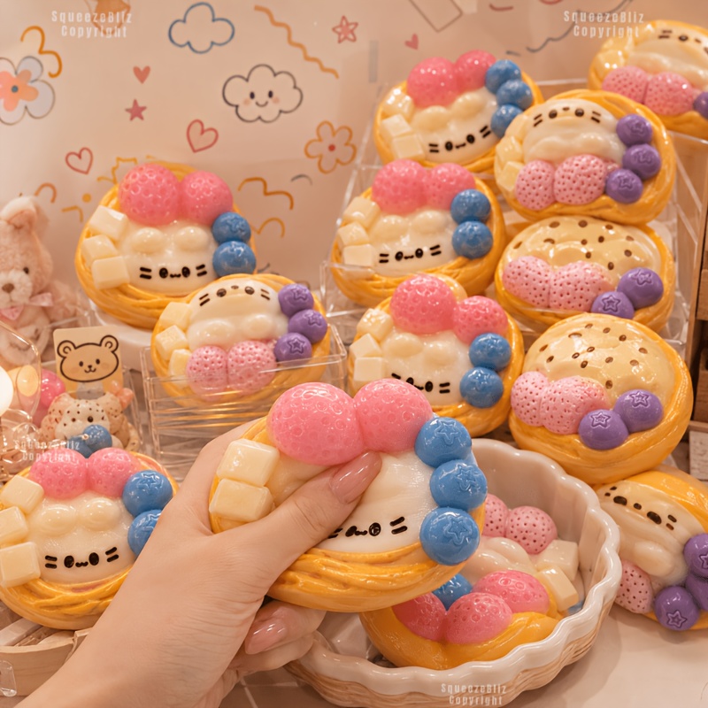 Cute Strawberry Egg Tart Squis – обзор и цена Edc Car Carry