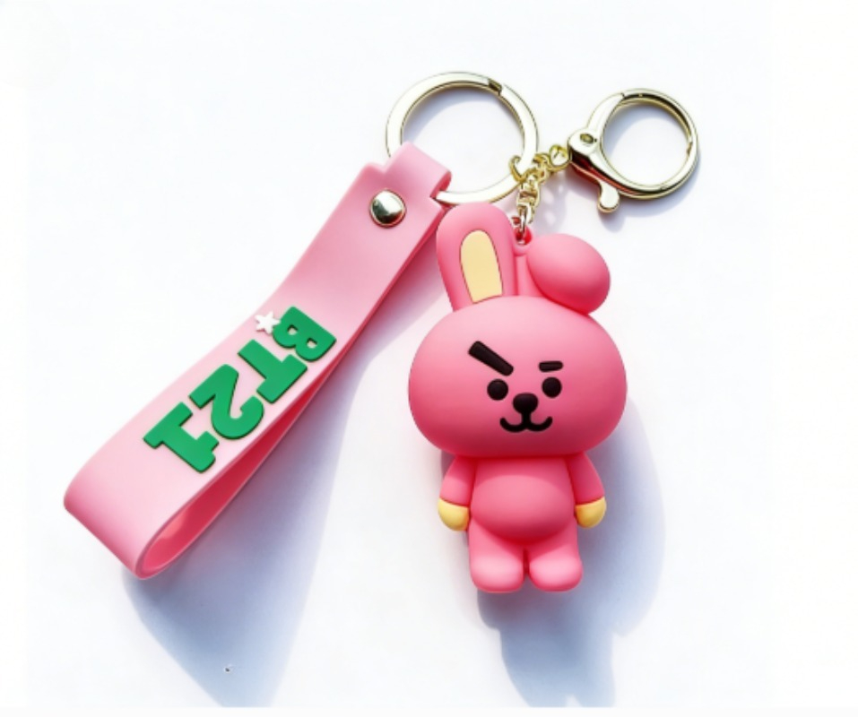 New BT21 Koya RJ Shooky Cooky  – обзор и цена Carabiner Keychain