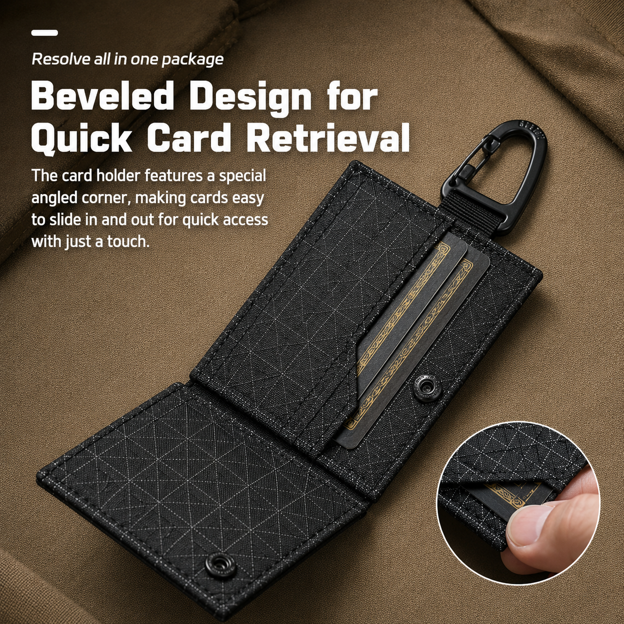 Lightweight Trifold Wallet wit – обзор и цена Edc Carry Case