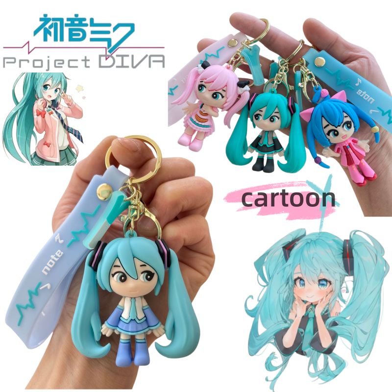 Hatsune Miku Keychain New Crea – обзор и цена Carabiner Keychain