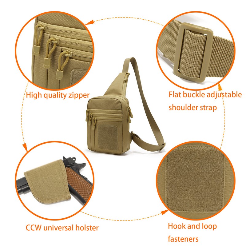 EDC 1000D Tactical Chest Bag P – обзор и цена Edc Concealed Carry Backpack