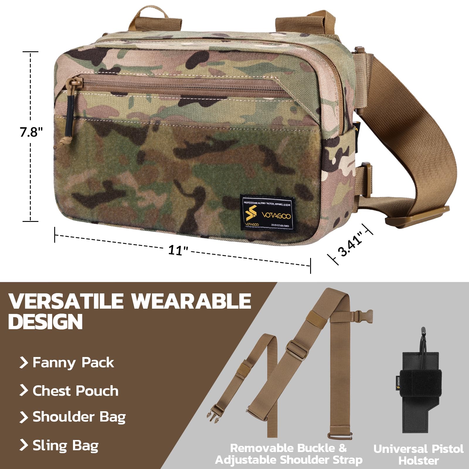 Tactical Fanny Pack, Concealed – обзор и цена Edc Concealed Carry Fanny Pack