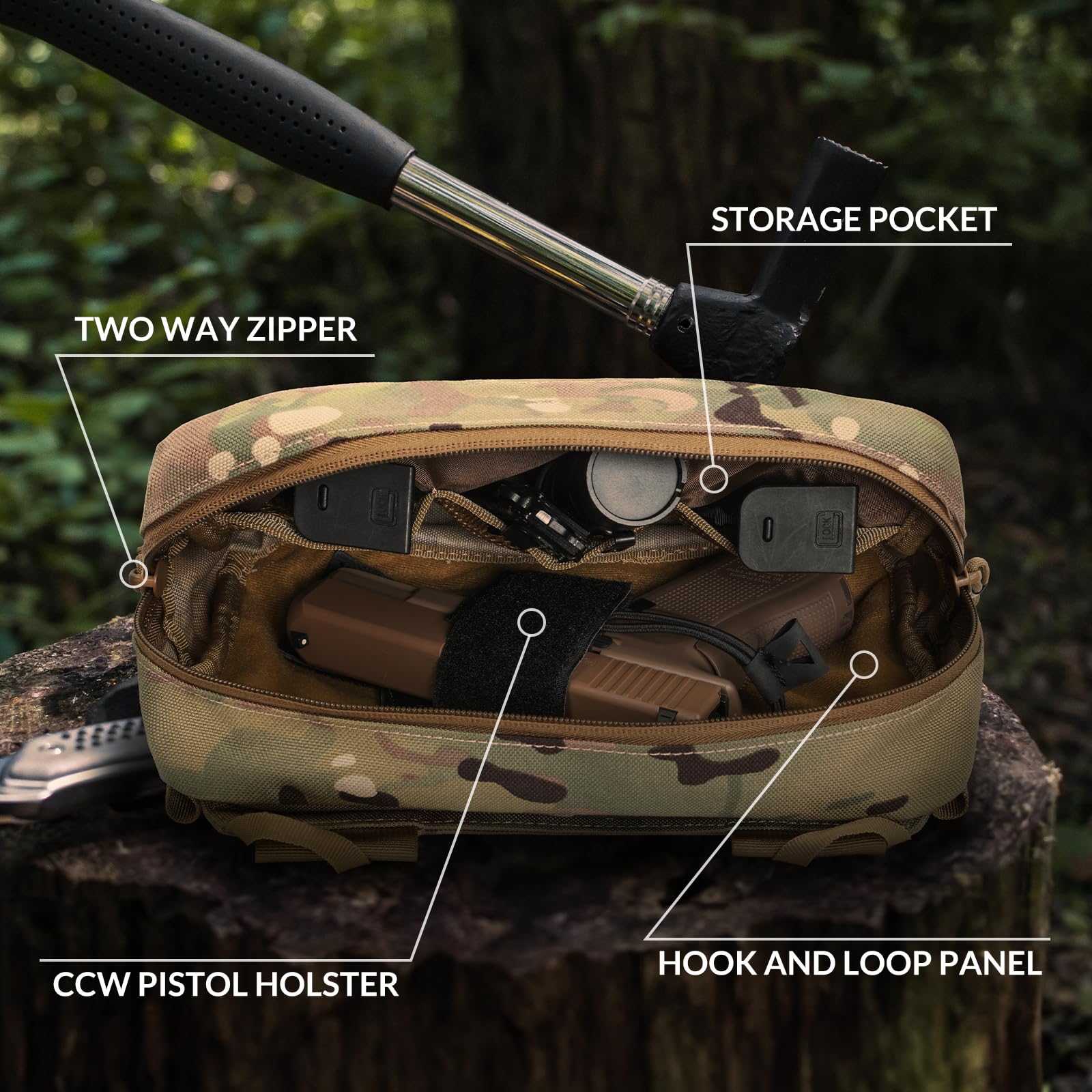 Tactical Fanny Pack, Concealed – обзор и цена Edc Concealed Carry Fanny Pack