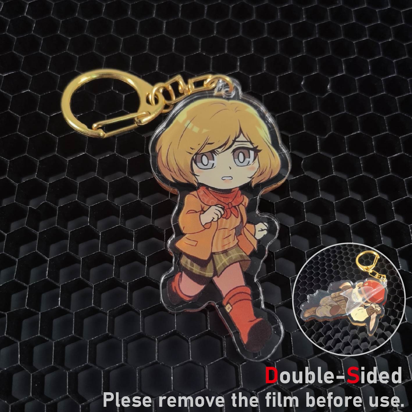 Resident Evil Keychain，Leon，Ad – обзор и цена Carabiner Keychain