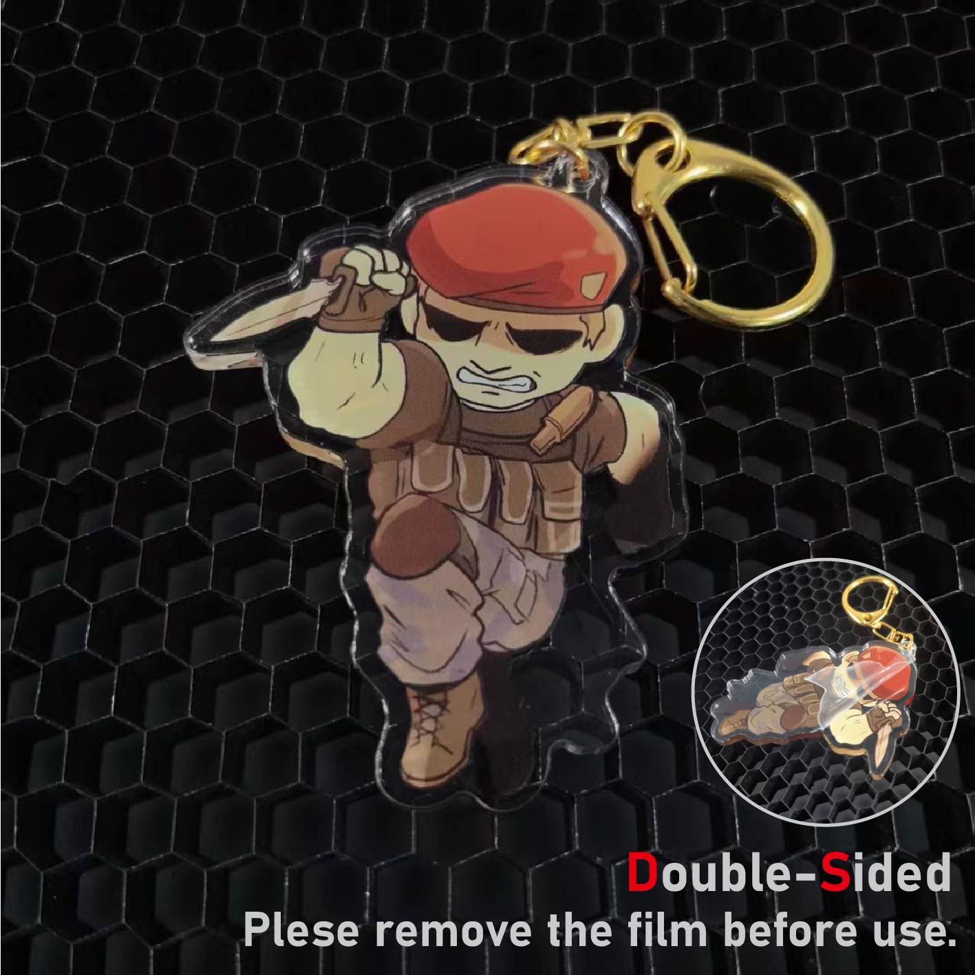 Resident Evil Keychain，Leon，Ad – обзор и цена Carabiner Keychain