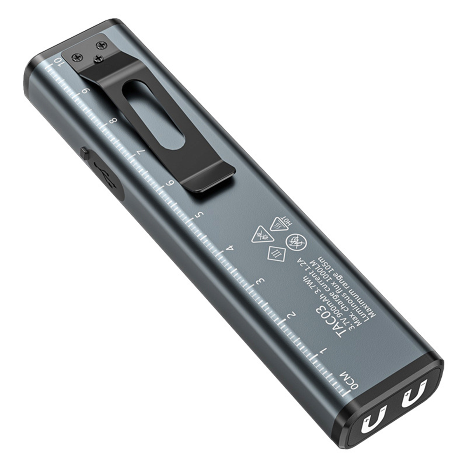 Flat EDC Flashlight Solar Rech – обзор и цена Edc Car Carry