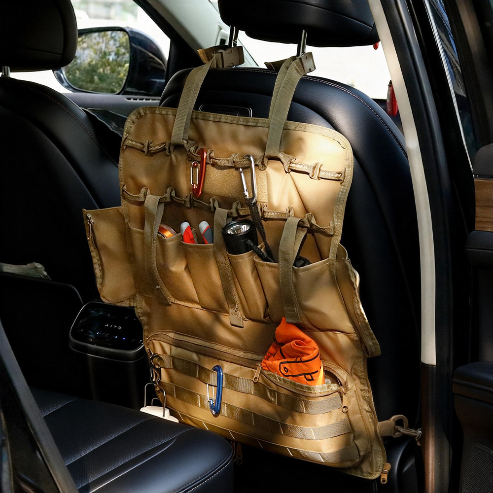 Tactical MOLLE Seat Back Organ – обзор и цена Edc Car Carry