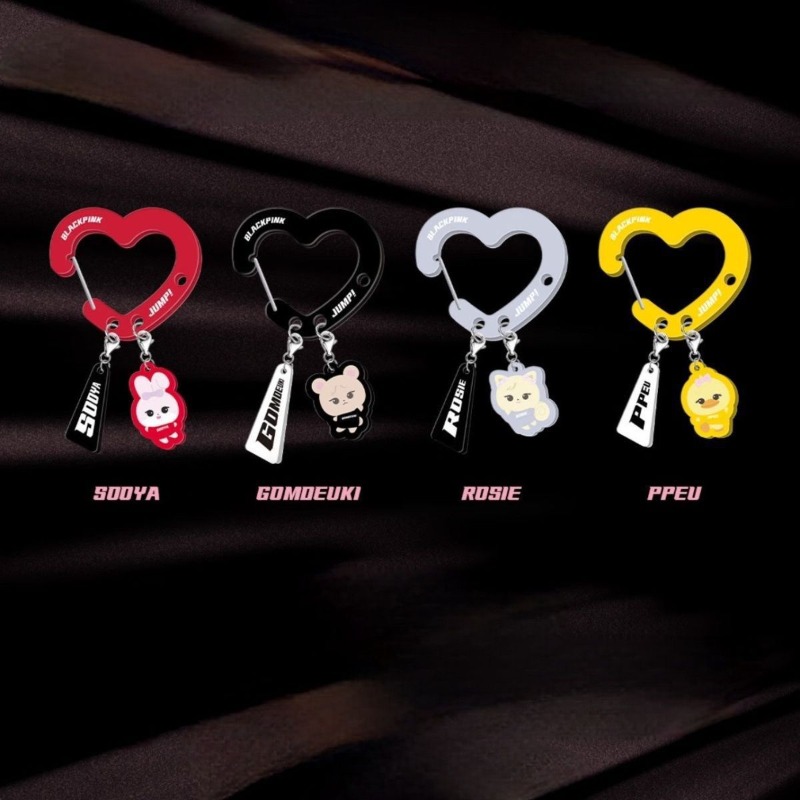 Black Pink Lovely Acrylic Fan‑ – обзор и цена Carabiner Keychain