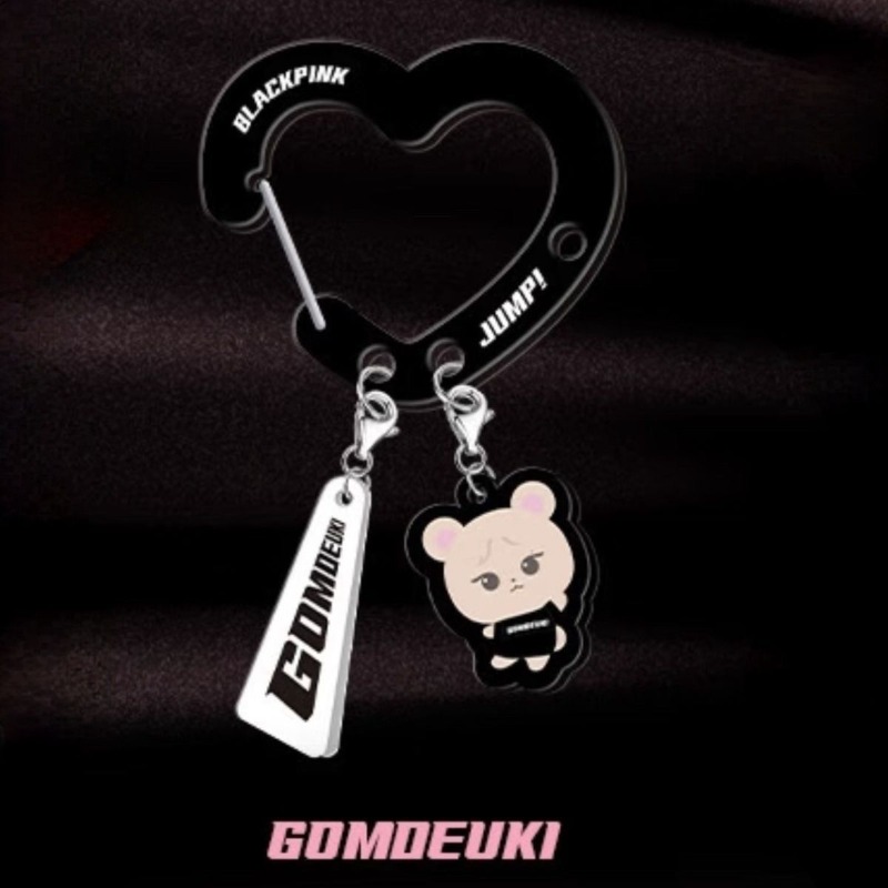 Black Pink Lovely Acrylic Fan‑ – обзор и цена Carabiner Keychain