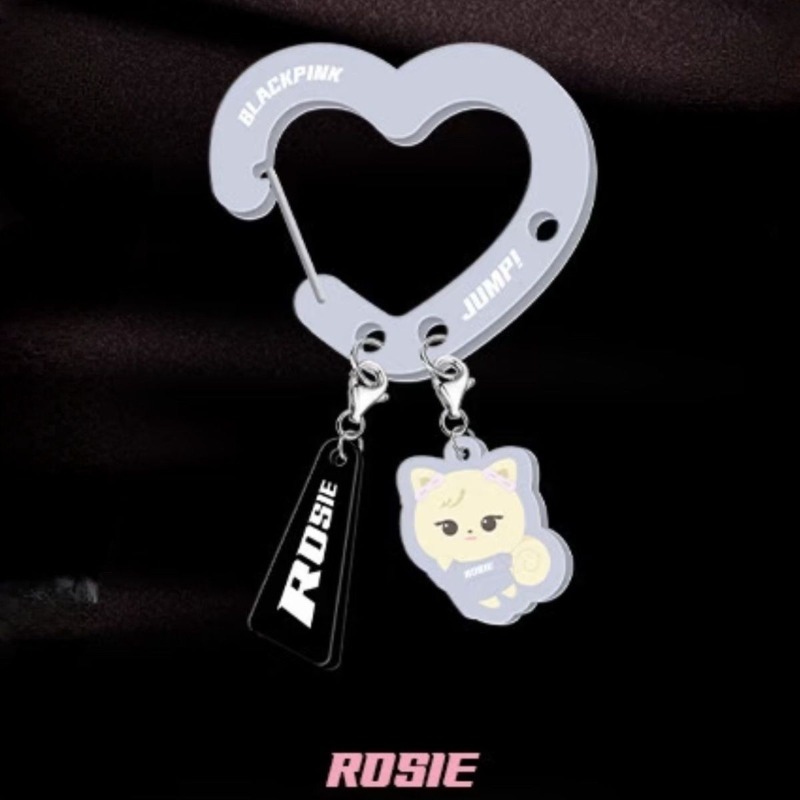 Black Pink Lovely Acrylic Fan‑ – обзор и цена Carabiner Keychain