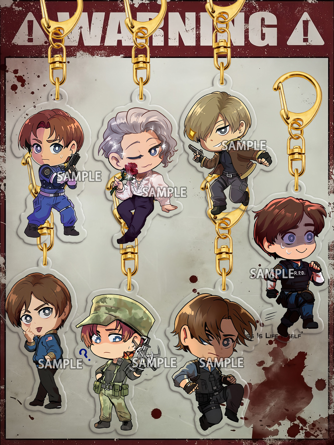 Leon Keychain，Biohazard 4 Keyc – обзор и цена Carabiner Keychain