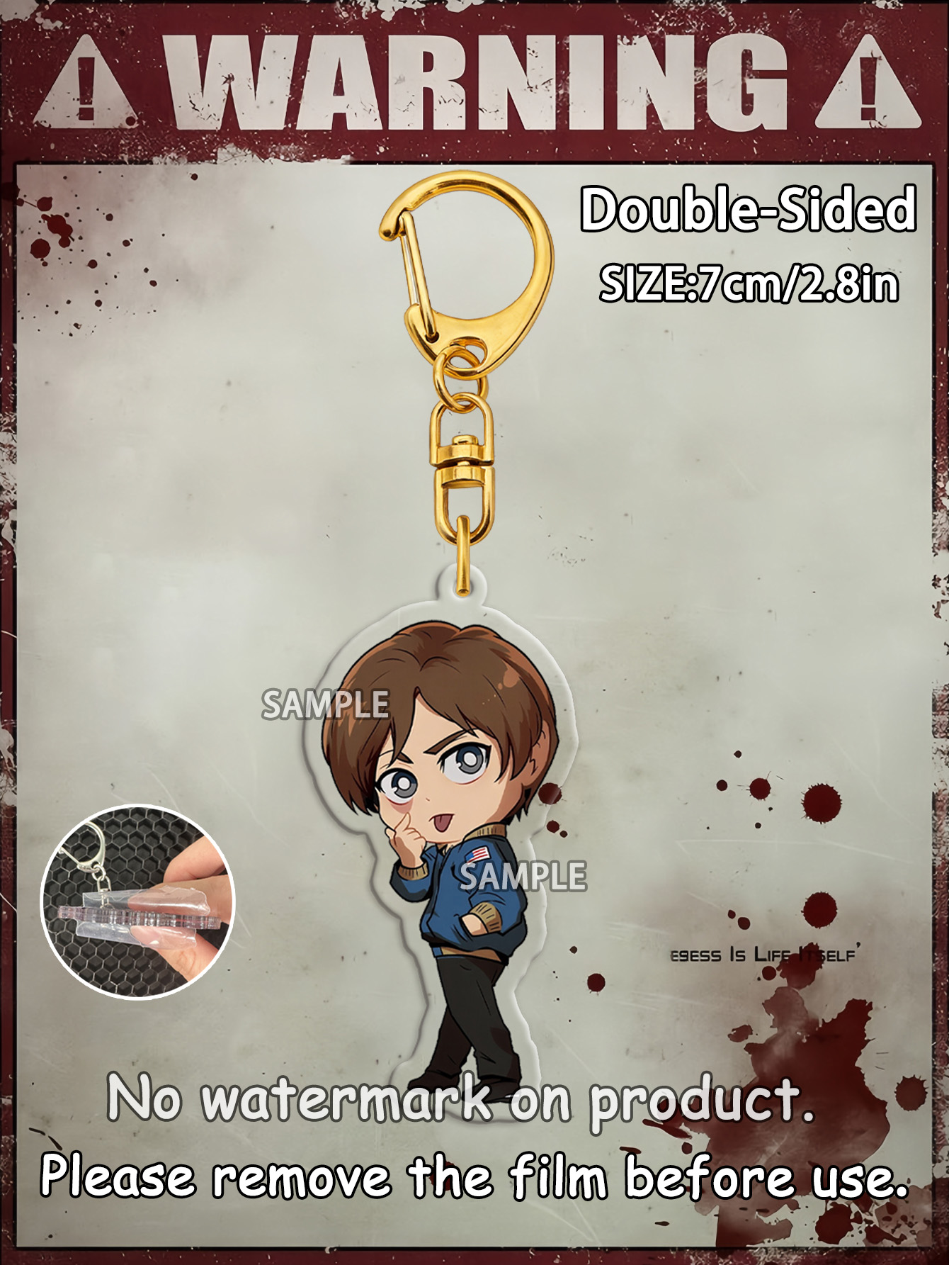 Leon Keychain，Biohazard 4 Keyc – обзор и цена Carabiner Keychain