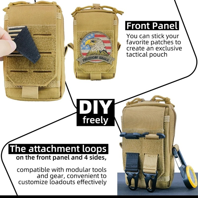 Tactical MOLLE EDC Utility Wai – обзор и цена Edc Carry Box