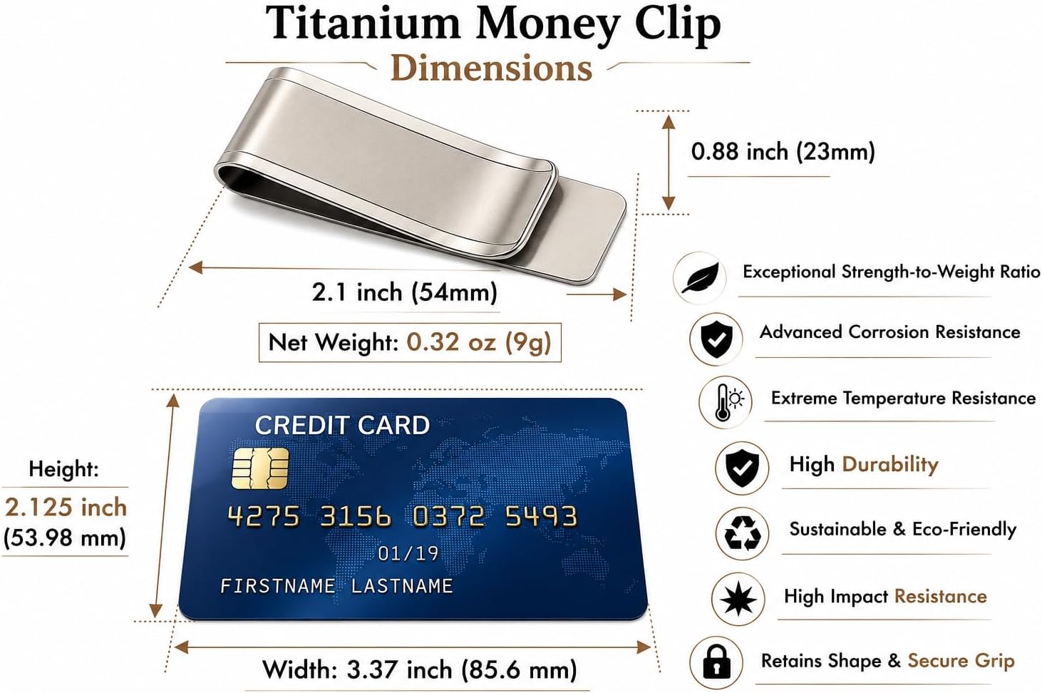 Titanium Money Clip Wallet For – обзор и цена Wallet Slim Titanium