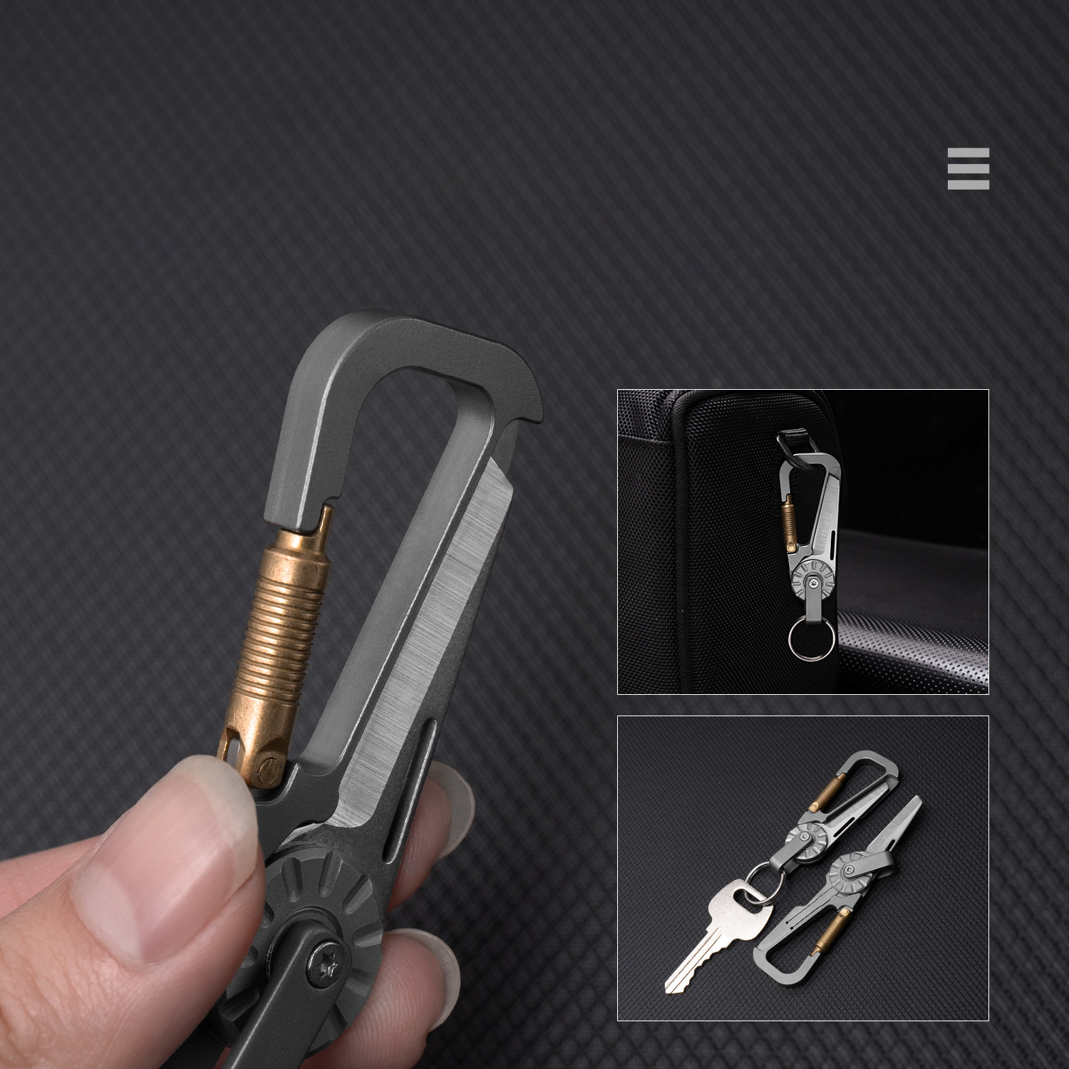 Titanium Alloy EDC Keychain Wi – обзор и цена Edc Car Carry