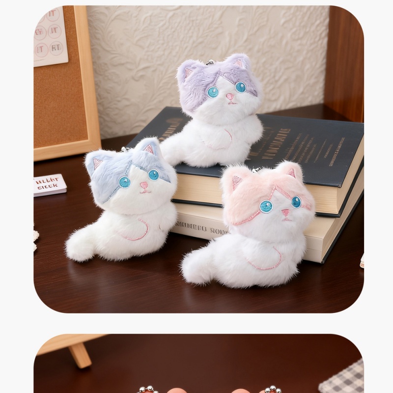  Cute Calico Cat Plush Keychai – обзор и цена Carabiner Keychain
