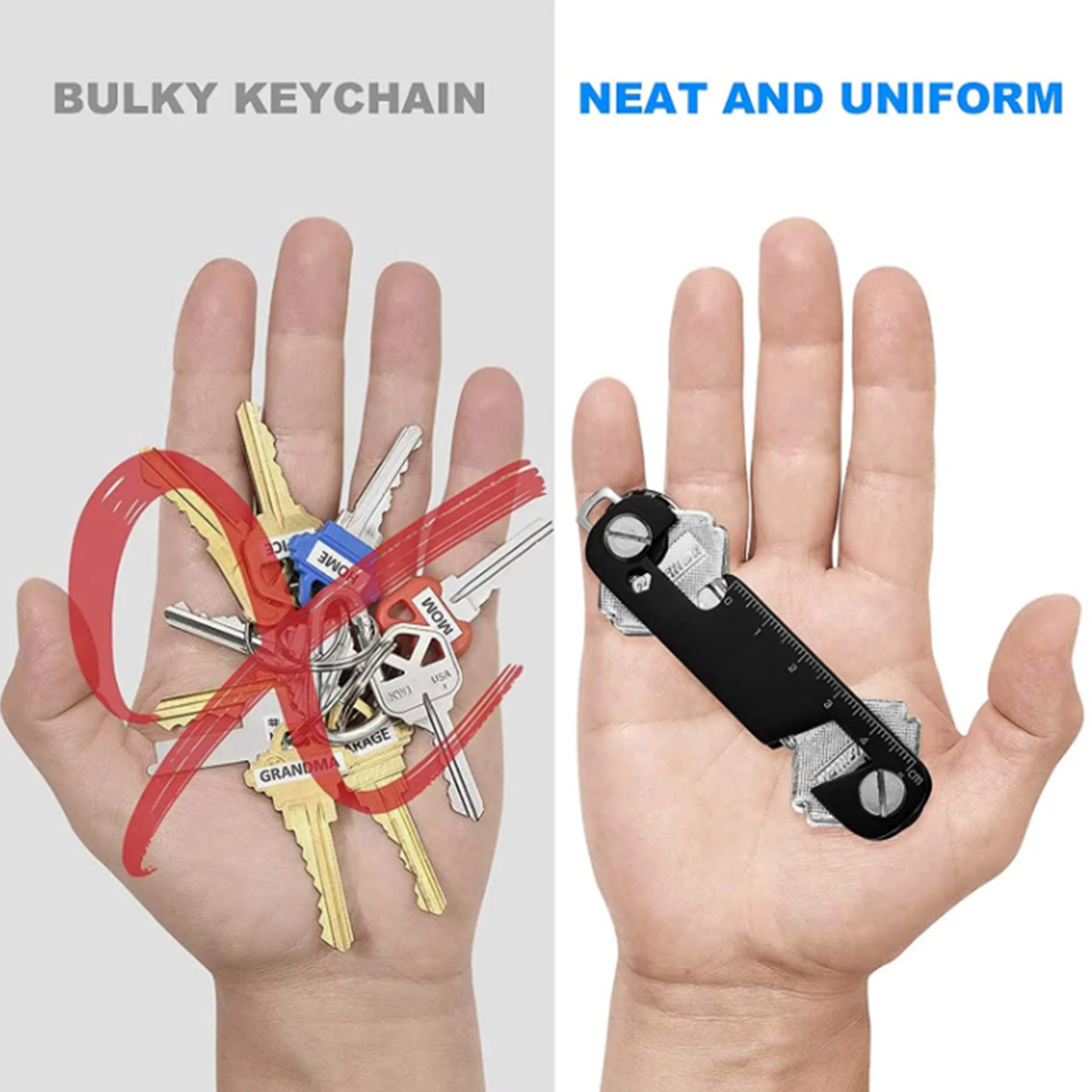 ey Holder for Keychain - Compa – обзор и цена Edc Carry Case
