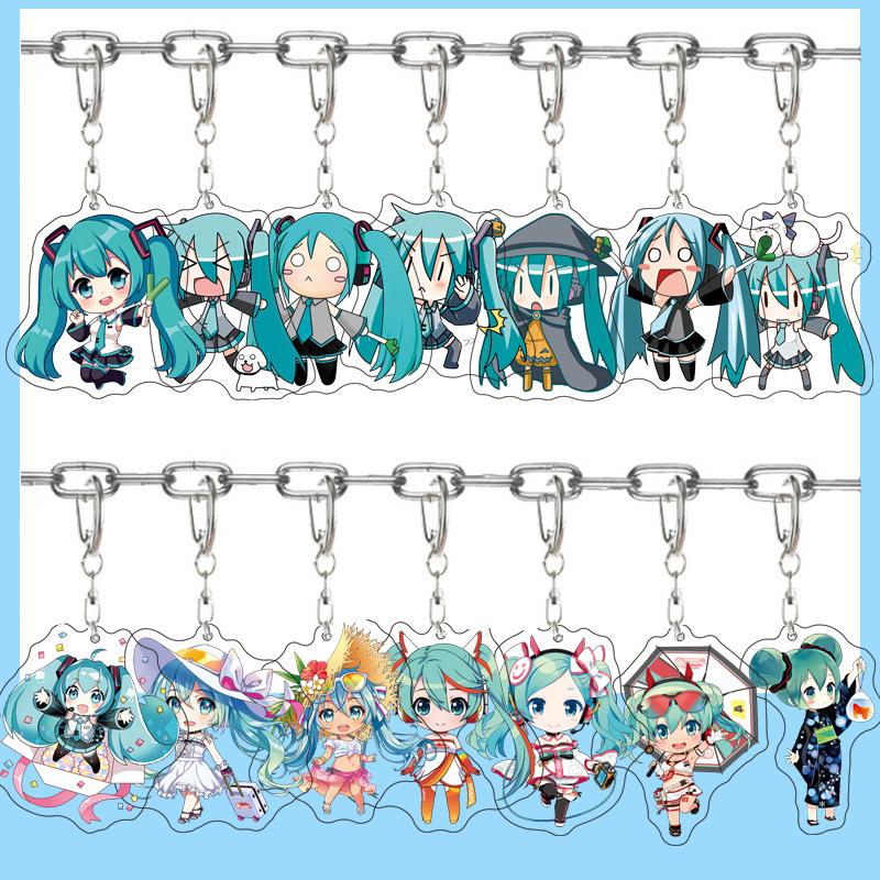 Hatsune Miku Anime Acrylic Cut – обзор и цена Carabiner Keychain