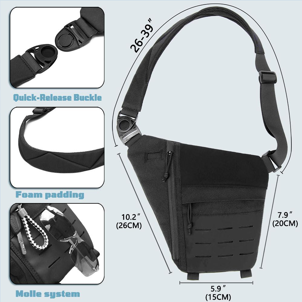 Tactical Bag Concealed Gun Bag – обзор и цена Edc Concealed Carry Backpack