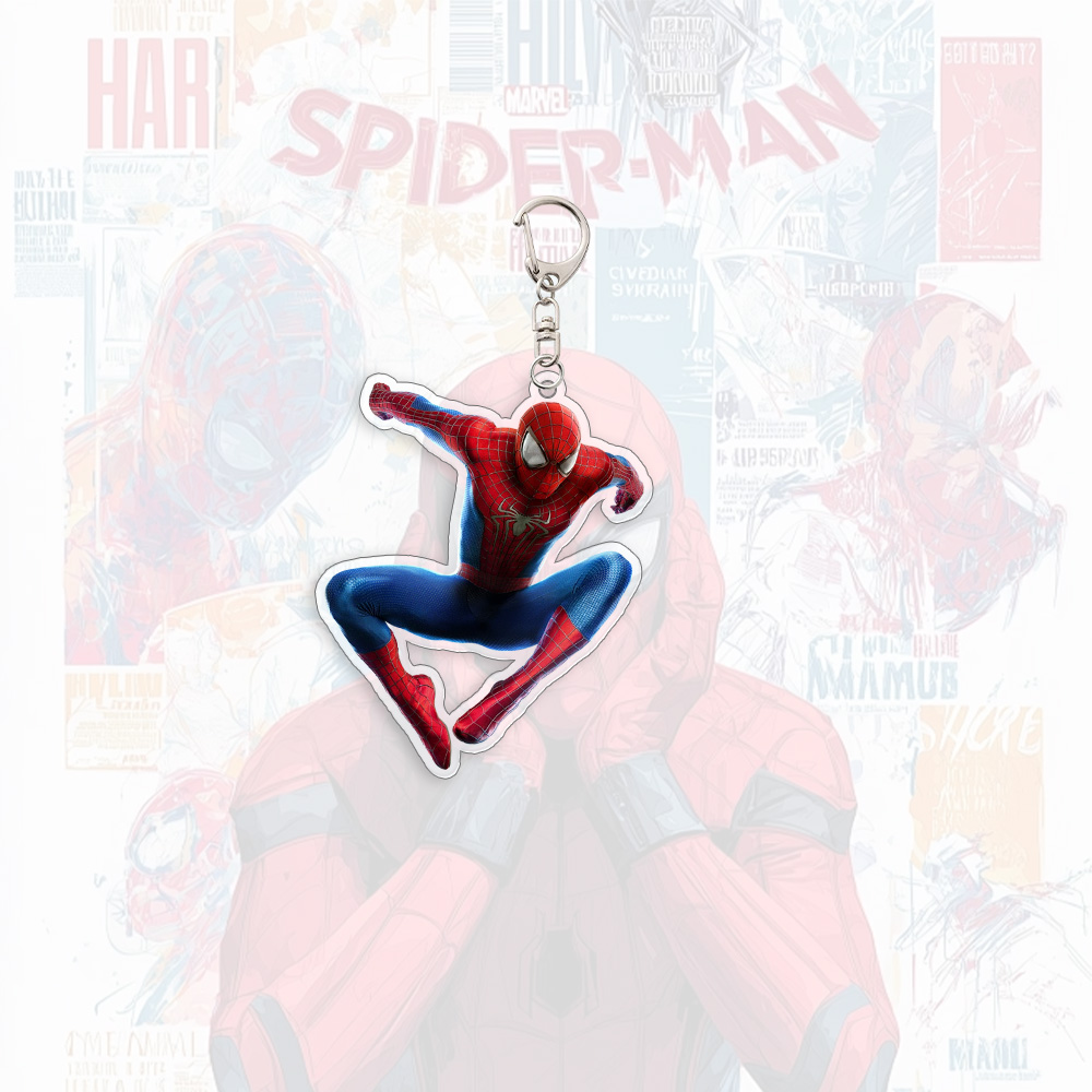 Spider Man Acrylic Keychain An – обзор и цена Carabiner Keychain