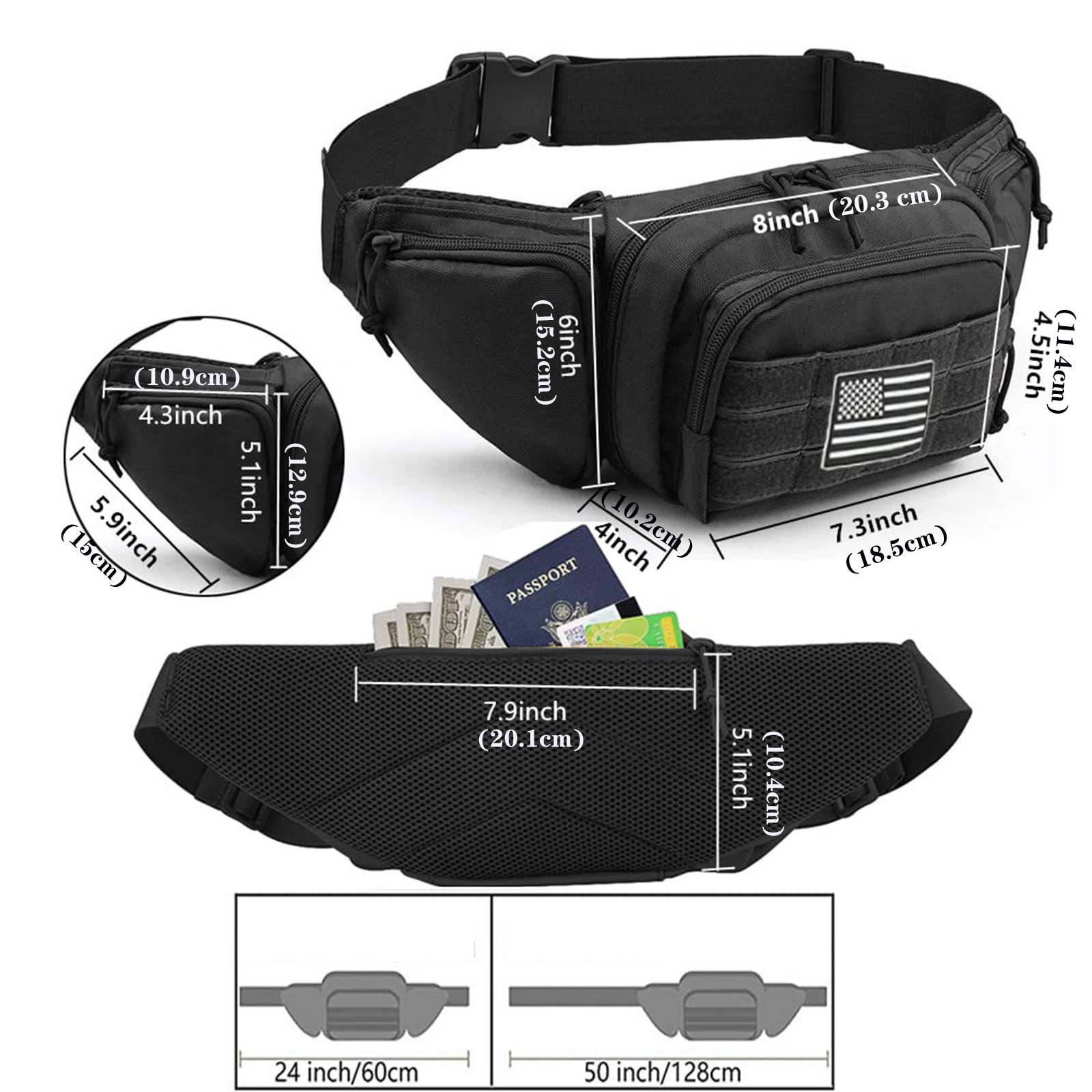 Tactical Fanny Pack Gun Holste – обзор и цена Edc Concealed Carry Fanny Pack